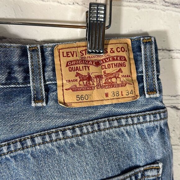 Levi’s 560 Jeans Mens Comfort Fit Denim size W38 x L34 - Picture 3 of 10